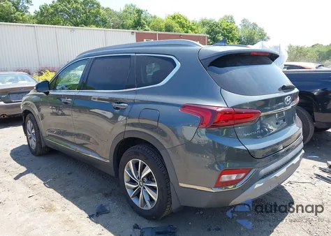 2020 Hyundai Santa Fe Limited from USA, damaged, VIN 5NMS5CADXLH224393